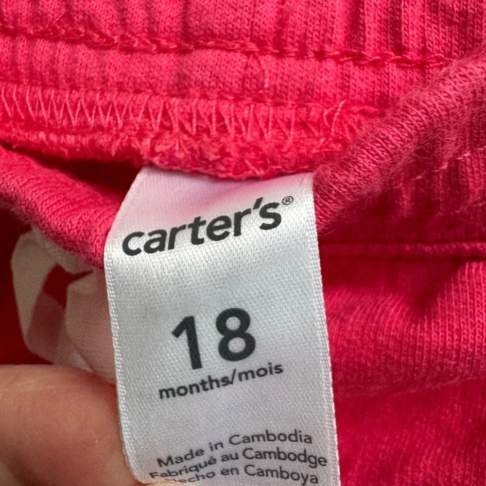 Carter’s 18M Dark Pink Girls Soft Shorts